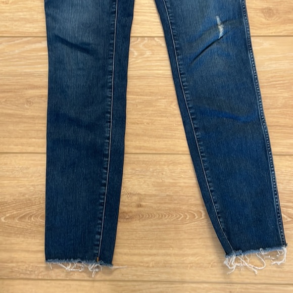 Madewell 10” high rise skinny raw hem, button fly size 27 - Picture 5 of 8